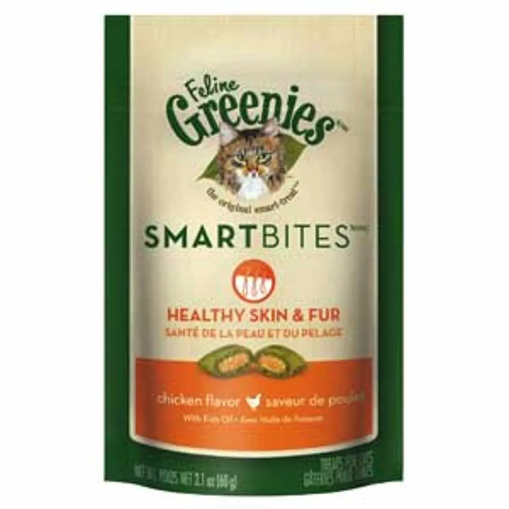Smartbites Cat Skin & Fur Chicken 2.1Oz 1