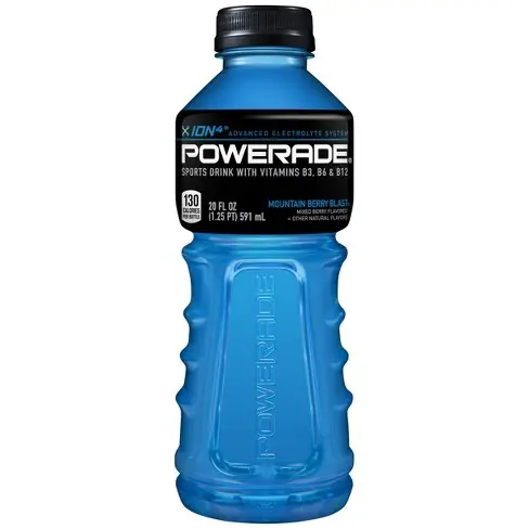 Powerade Mountain Berry - Blue, 20 Fl Oz 1