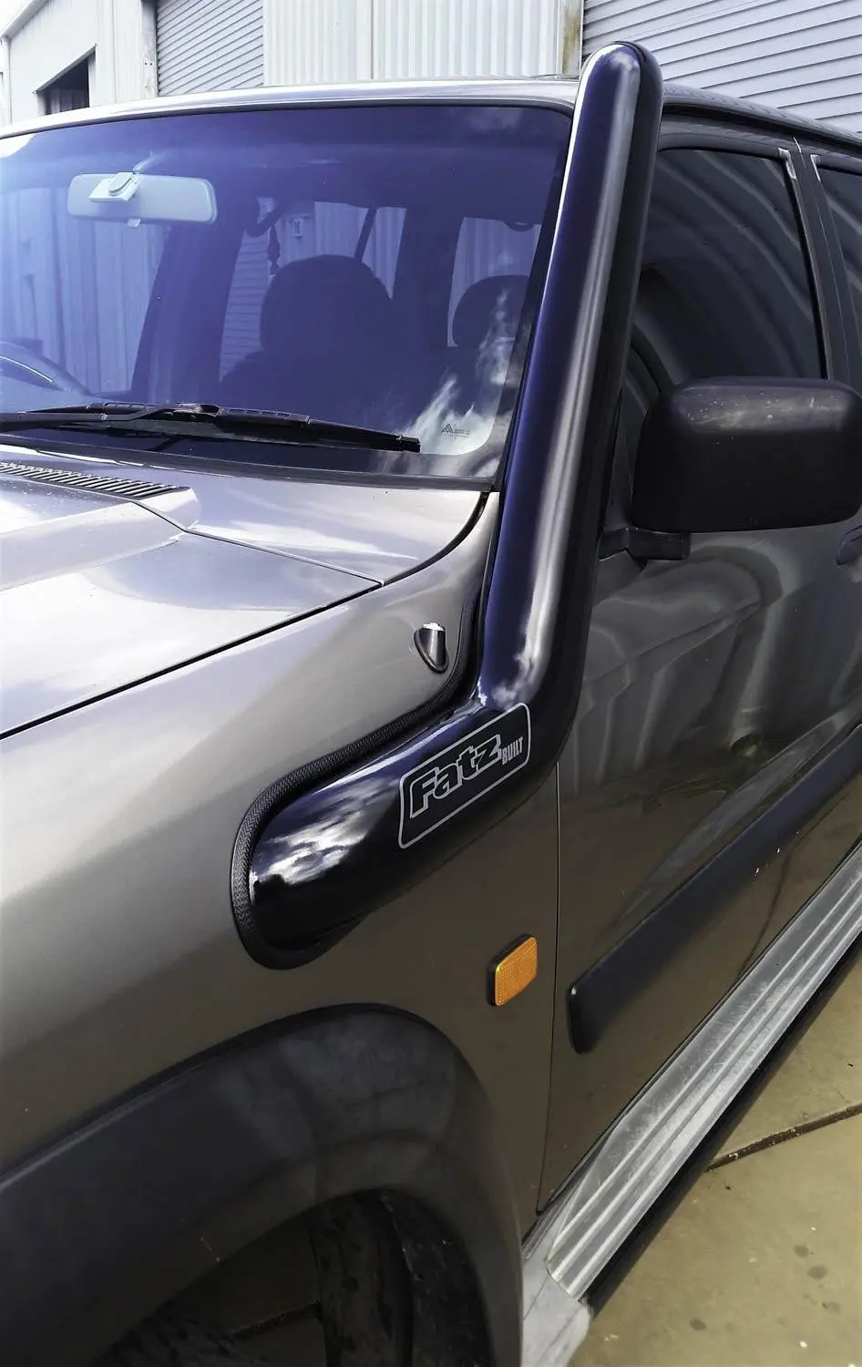 Nissan Patrol (1997-2016) Gu Fatz Fabrication 4" Stainless Snorkel 1