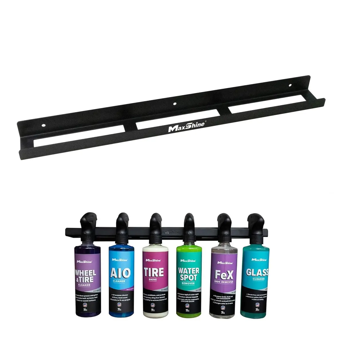 Trigger Bottle Holder | Spray Bottle Hanger - 8 Bottles 1