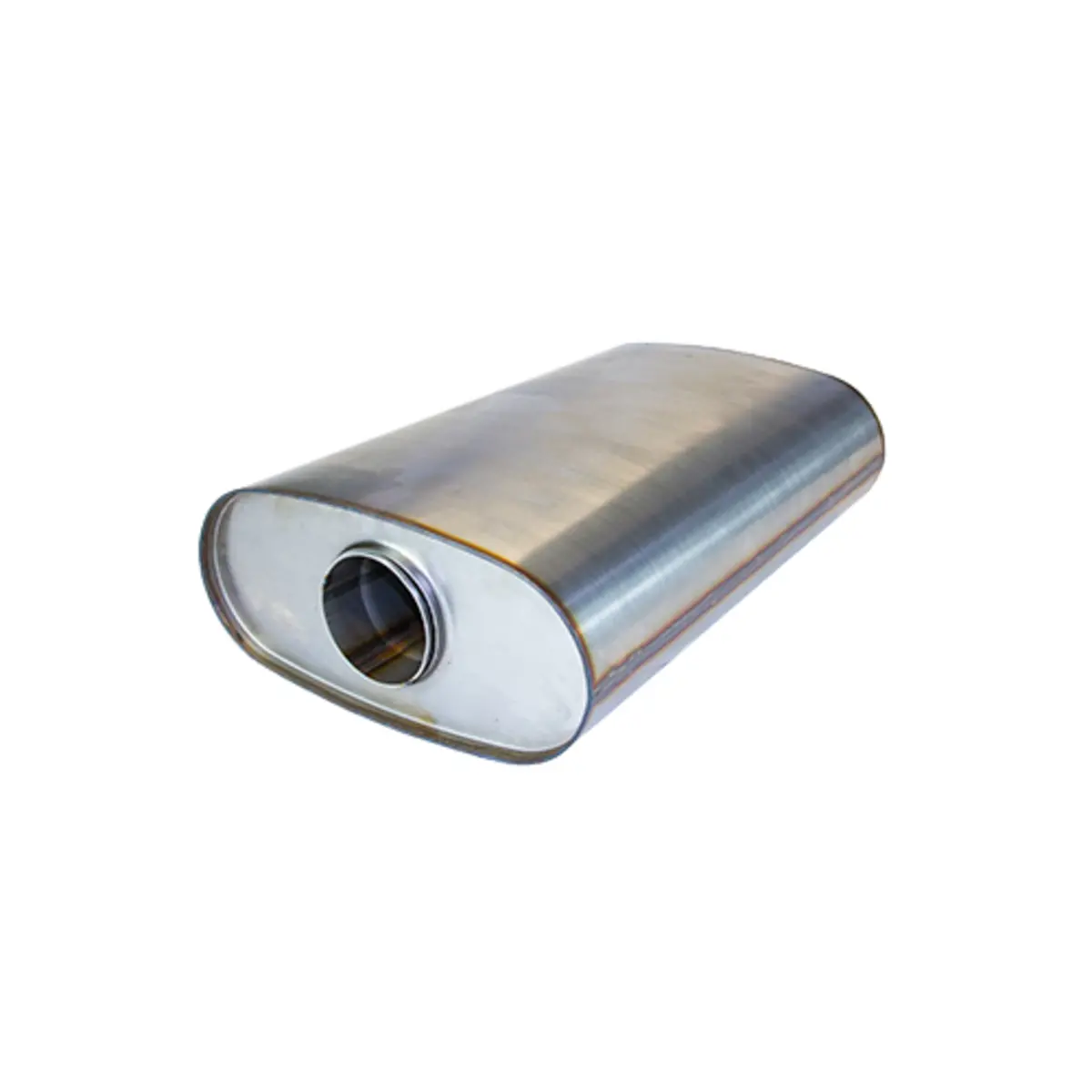 Redback  11 X 6 Oval 409 Tri Flow 3" Inlet 18" Long Offset / Centre 2