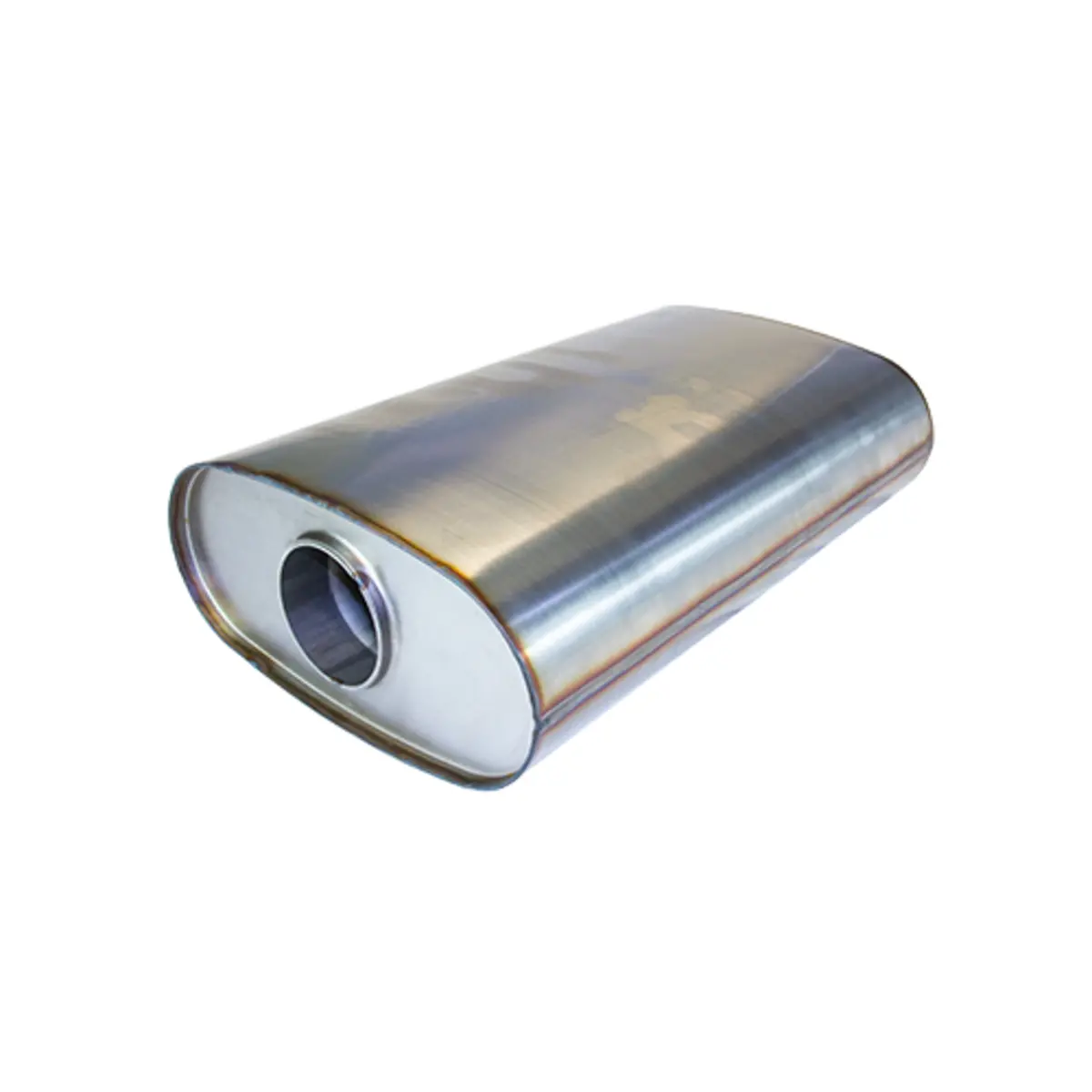 Redback 11 X 6 Oval 409 Triflow 3" Inlet 20" Long Offset / Centre 2