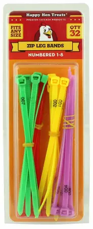 Zip Leg Bands 32Ct 1