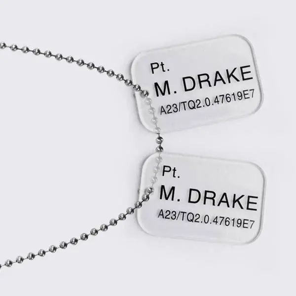 Aliens: Private Drake Colonial Marines Dog Tags 1
