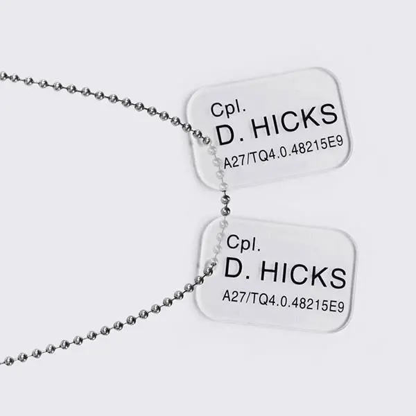 Aliens: Corporal Hicks Colonial Marines Dog Tags 1