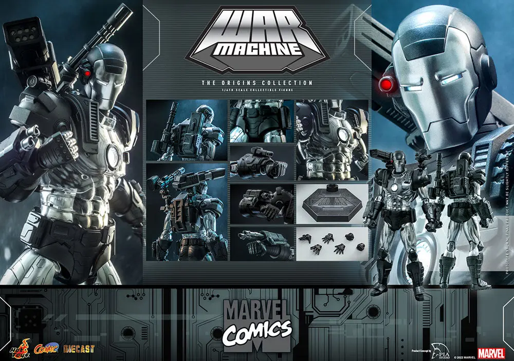 Marvel War Machine The Origins Collection Sixth Scale Figure 1