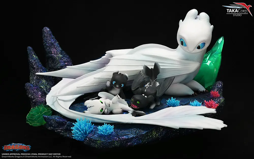 How To Train Your Dragon The Hidden World: Light Fury & Night Lights 1