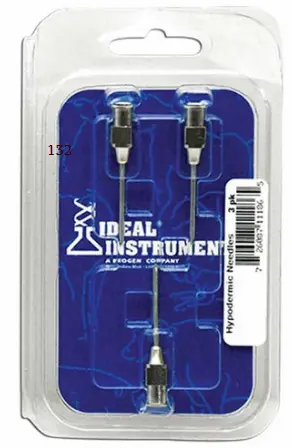 Ideal® Premium Stainless Steel Needle - 16G X ¾In - 12/Pkg 1