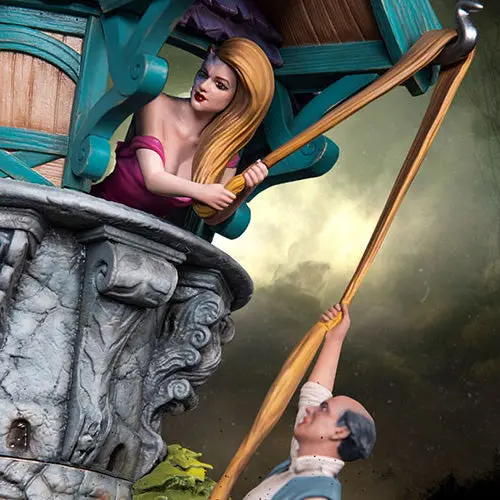 Dark Rapunzel Statue 1