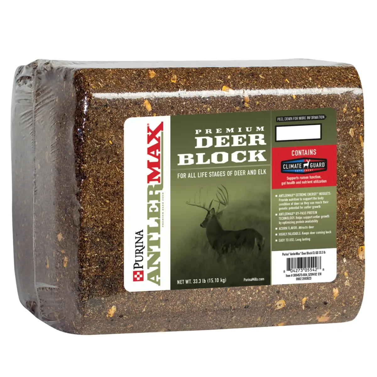 Purina Antlermax Deer Block With Climate Guard, 33 Lb. Block 1