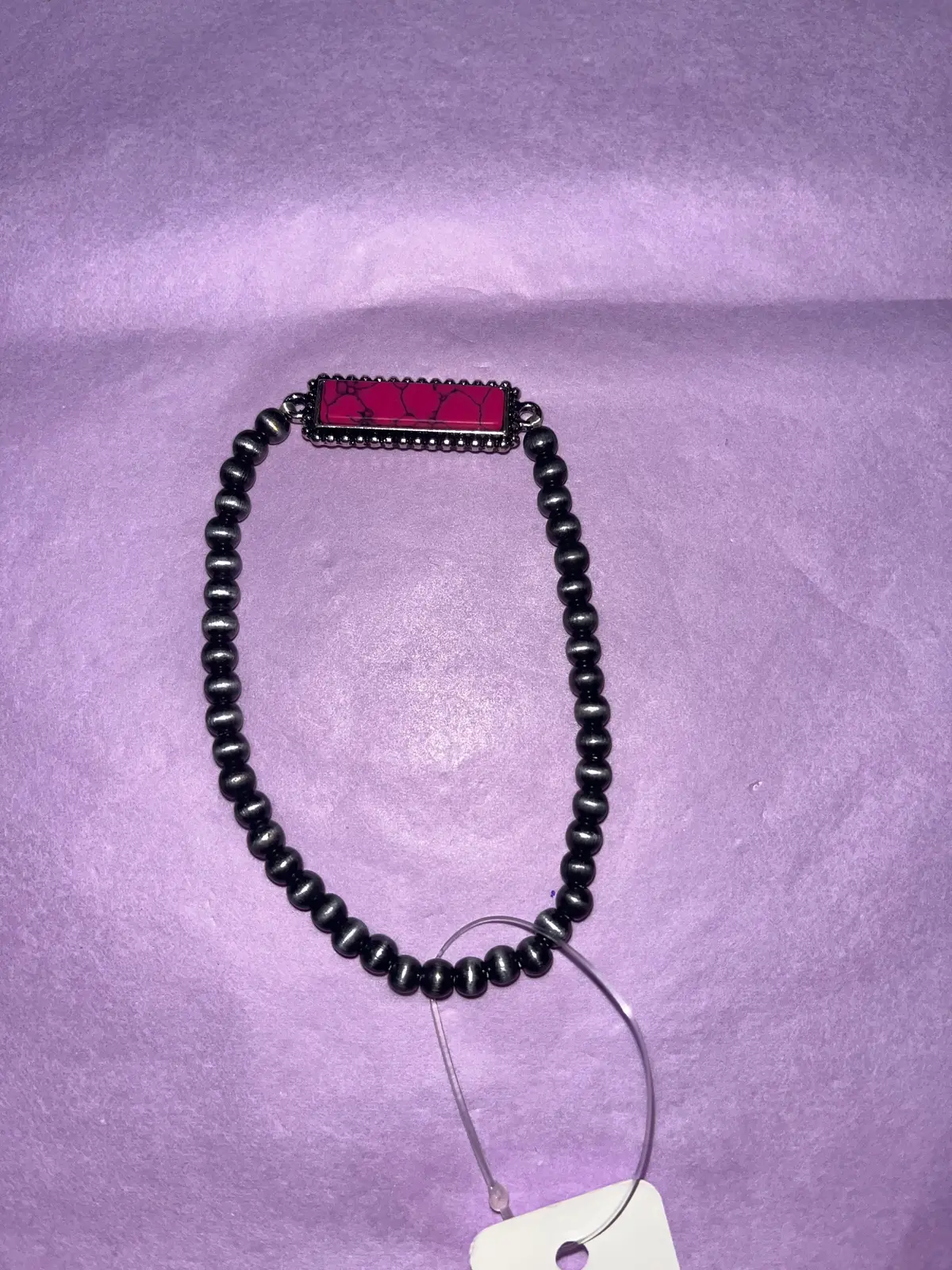 Pink Pendant Bracelet 1