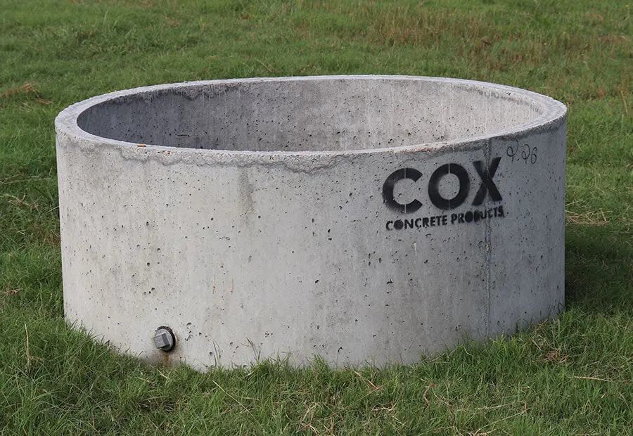 Cox 210 Gallon Concrete Water Trough Round 1