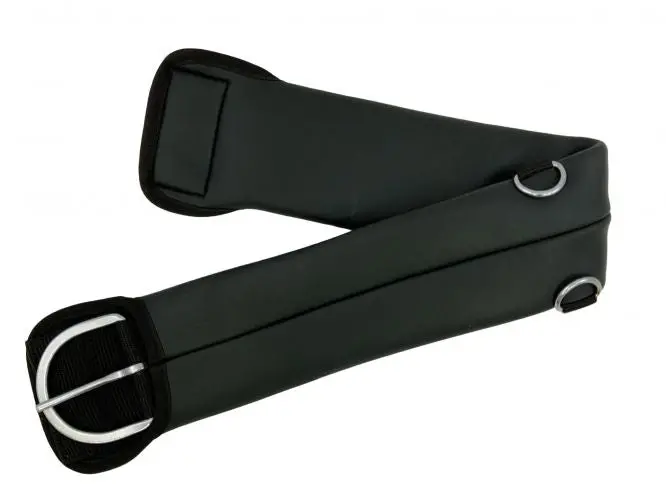 Showman Neoprene Girth Full Wrap Flat Hardware 1