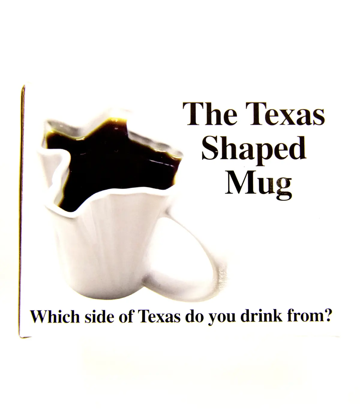 The Texas Shaped Mug - White 1