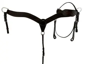 10" Double T Pony Saddle Set With Large Diamond Tooling, Roughout Fenders And Skirts 1
