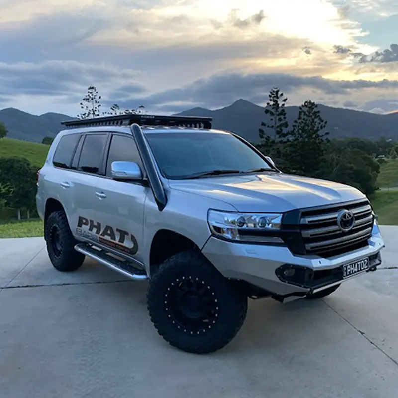 Toyota Landcruiser 200 Series (2007-2021) Vdj Phat Bars 4" Stainless Snorkel (Short Entry) 1