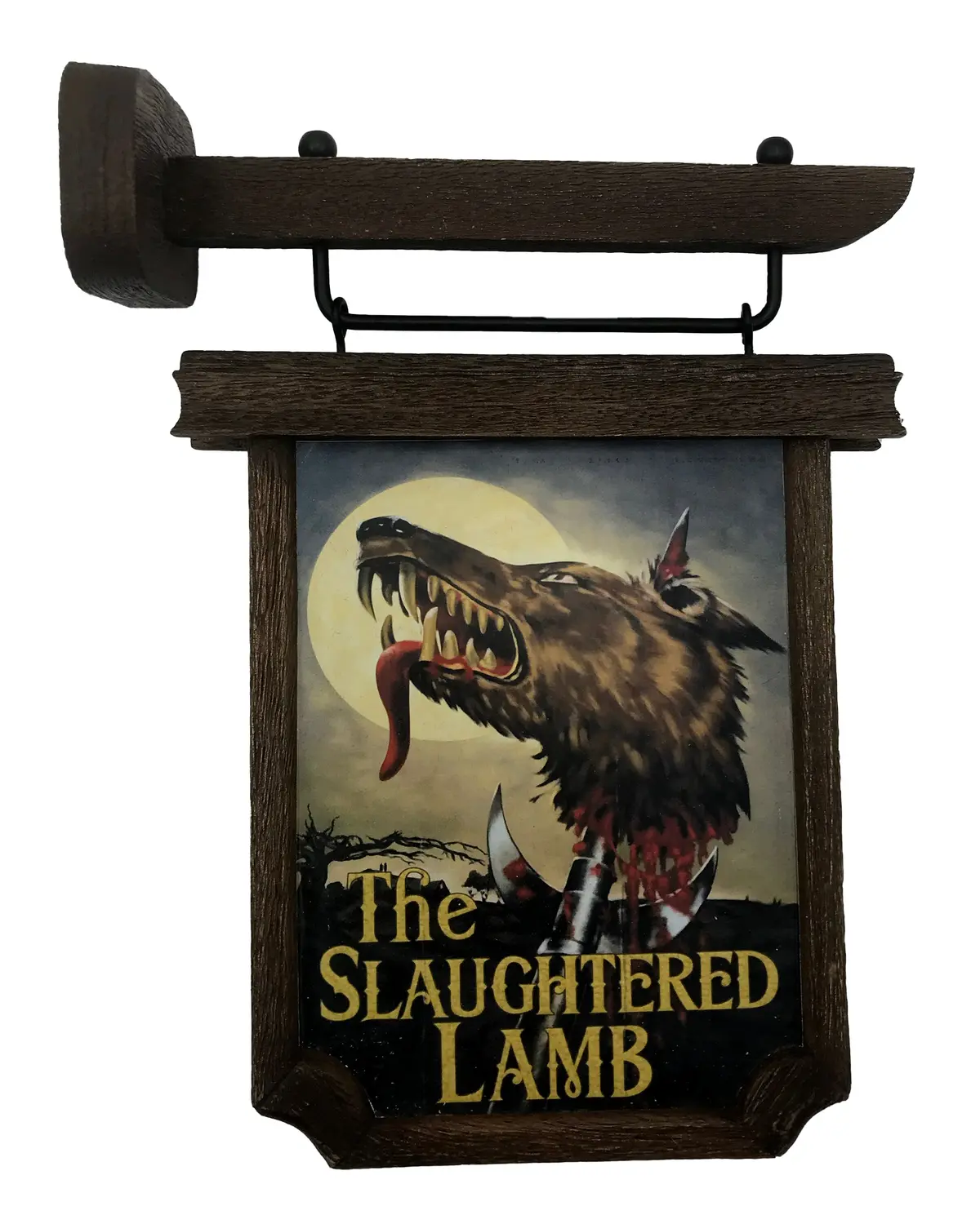 An American Werewolf In London: Slaughtered Lamb Pub Sign Scaled Replica 1