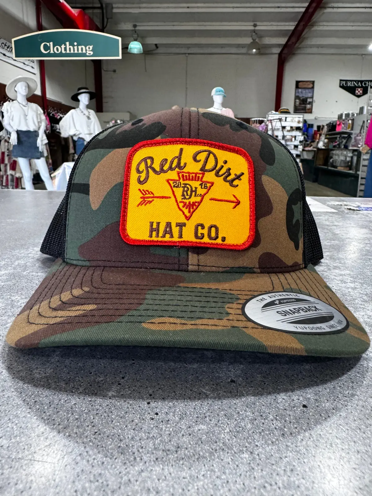 Camo/Black Red Dirt Patch 1