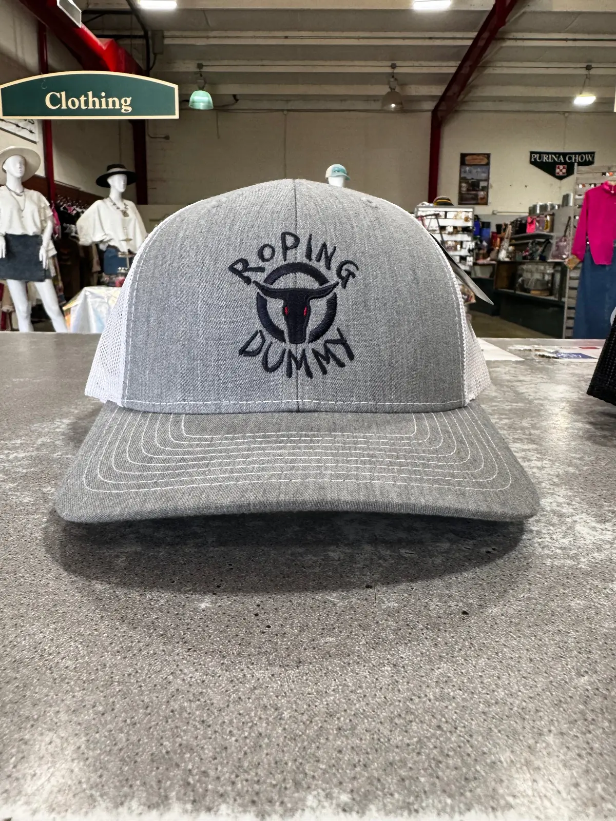 Roping Dummy Gray/White 1
