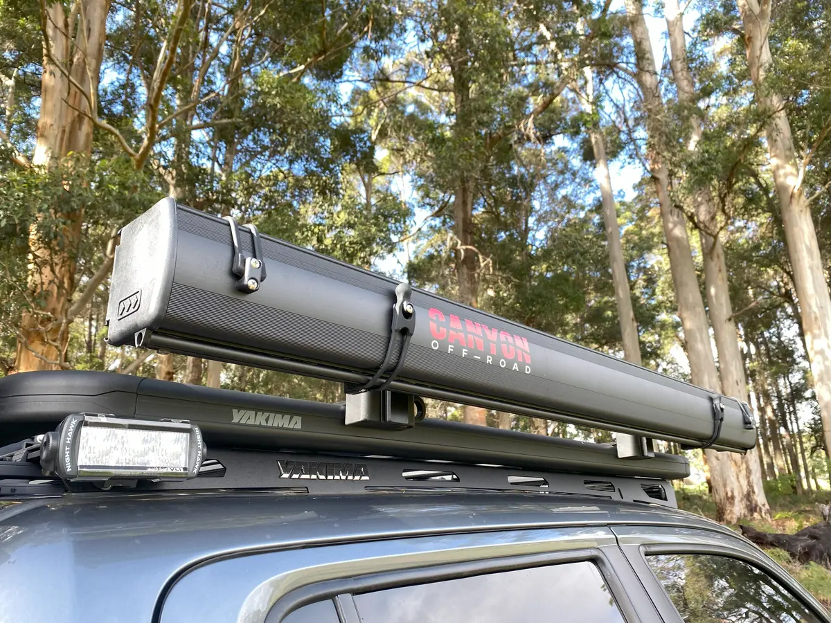 Canyon Off-Road Aluminium Hardshell 1.4X2m Side Awning To Suit All 4X4 1
