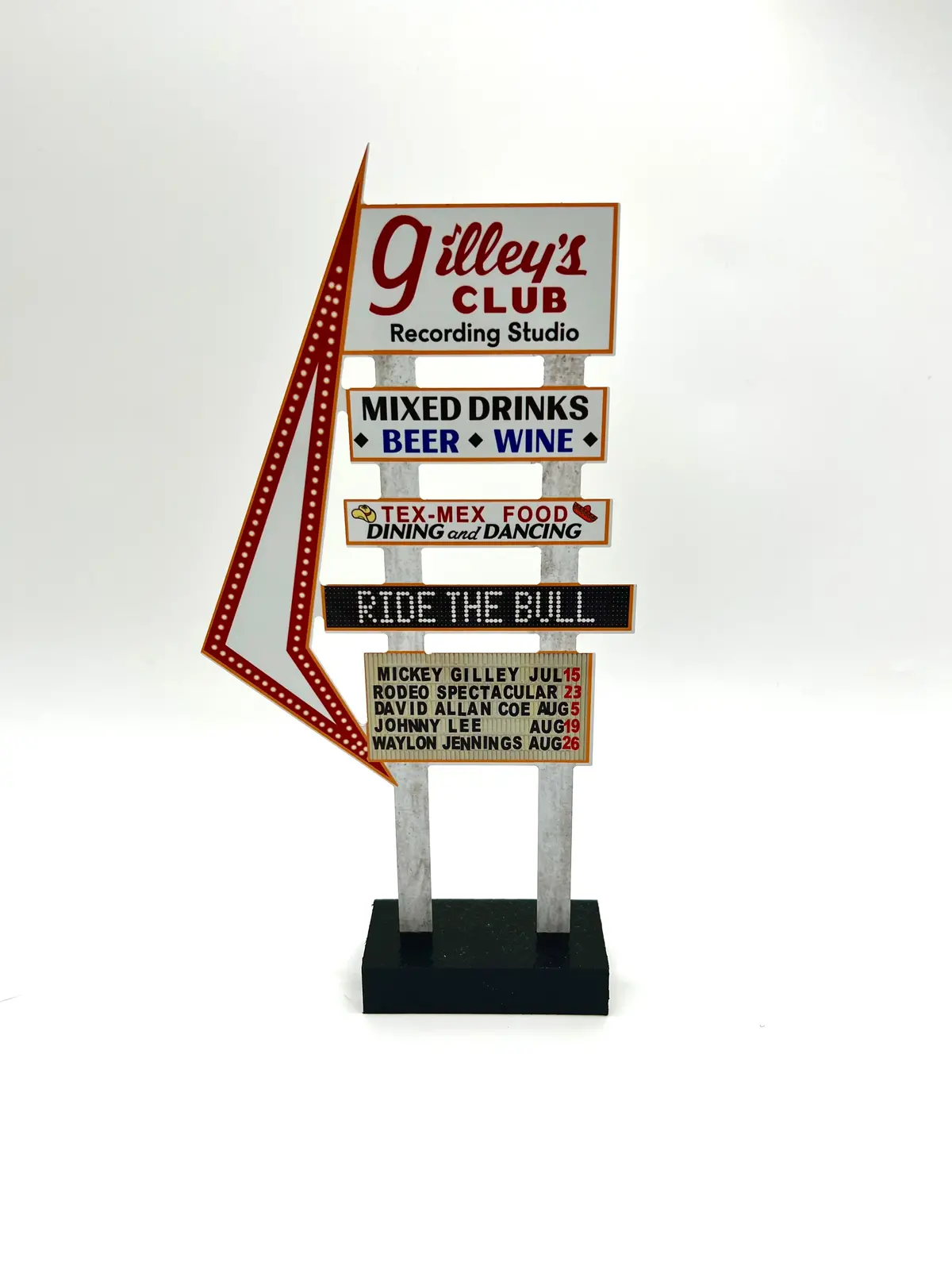 Gilley's Club Small Metal Sign 1