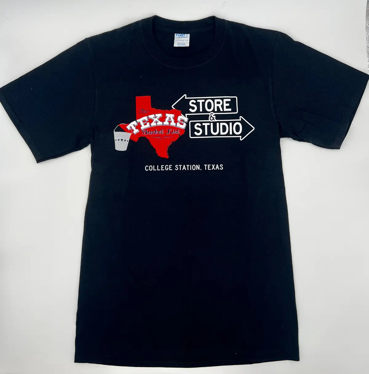 The Texas Bucket List Store & Studio T-Shirt 1