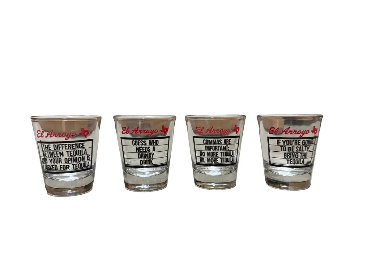 Assorted El Arroyo Shot Glasses 1