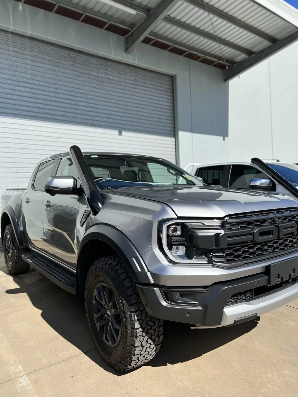 Ford Ranger Raptor (2022-2025) Ra Next Gen Fatz Fabrication 5" Stainless Short Entry Snorkel 1