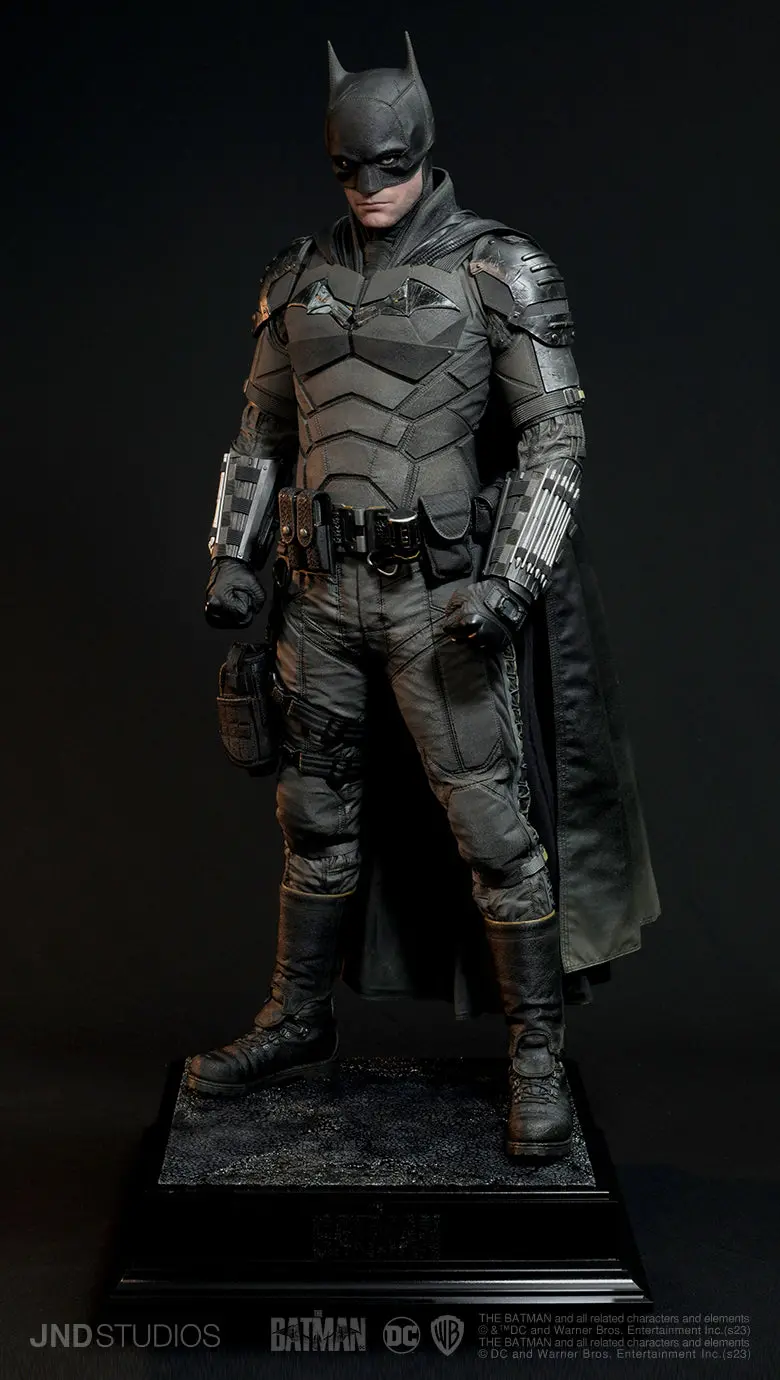 Dc The Batman (2022): The Batman Third Scale Hyperreal Statue 1