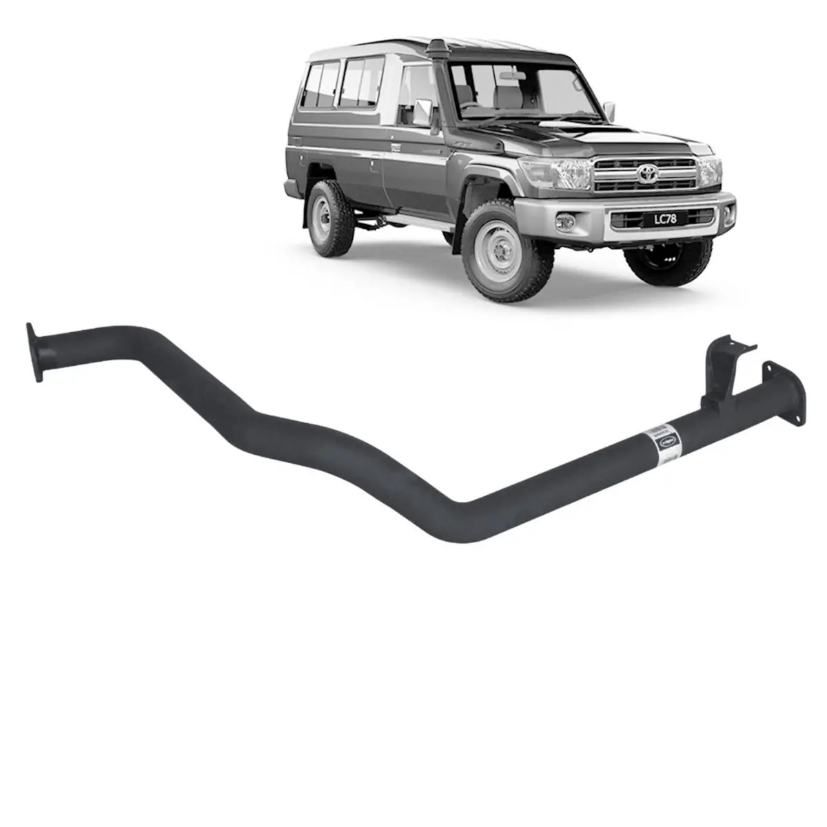 Redback Performance Exhaust System For Toyota Landcruiser 75/78 Series 4.2L 1Hz 2