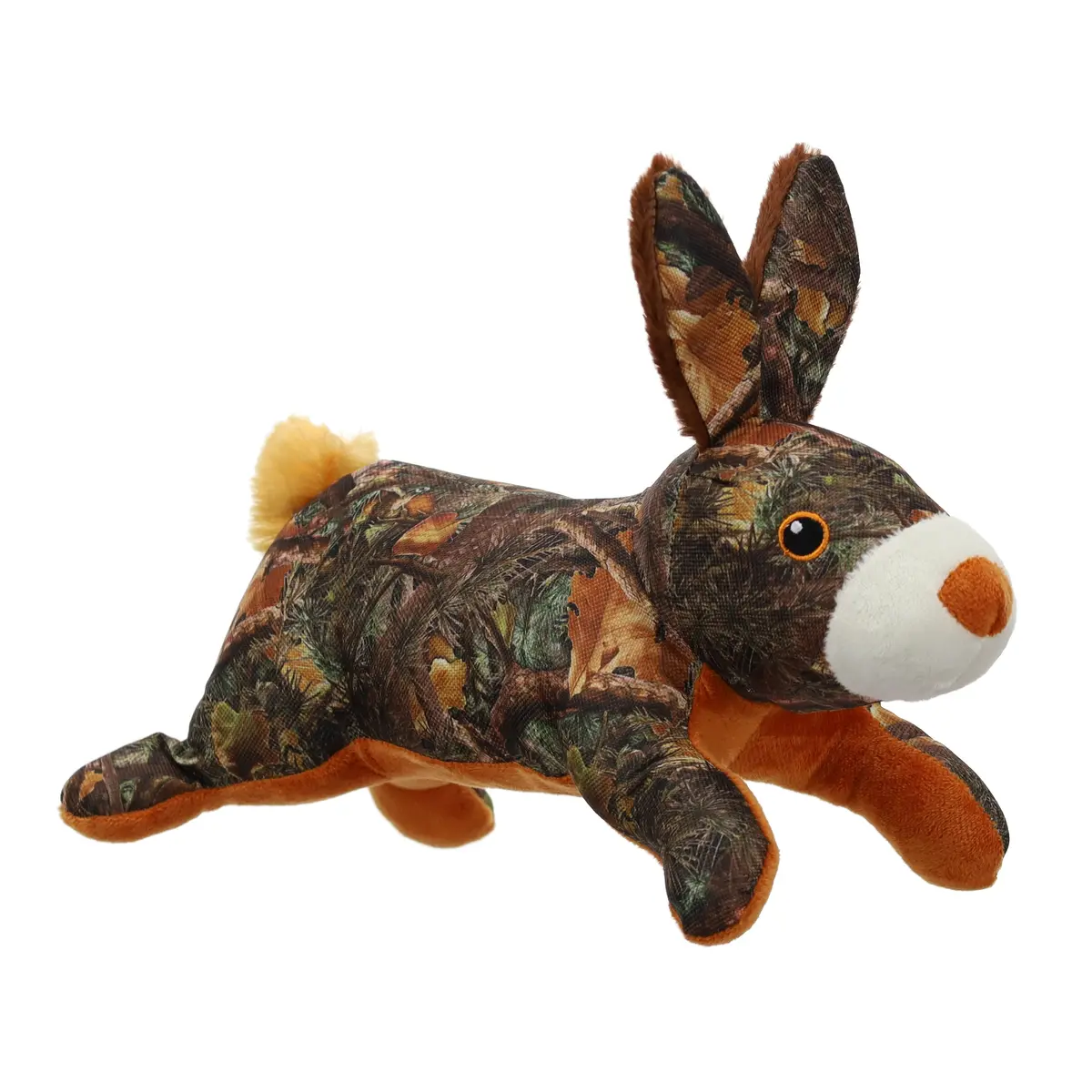 Camo Jackrabbit Tough Plush Squeaky Dog Toy 1