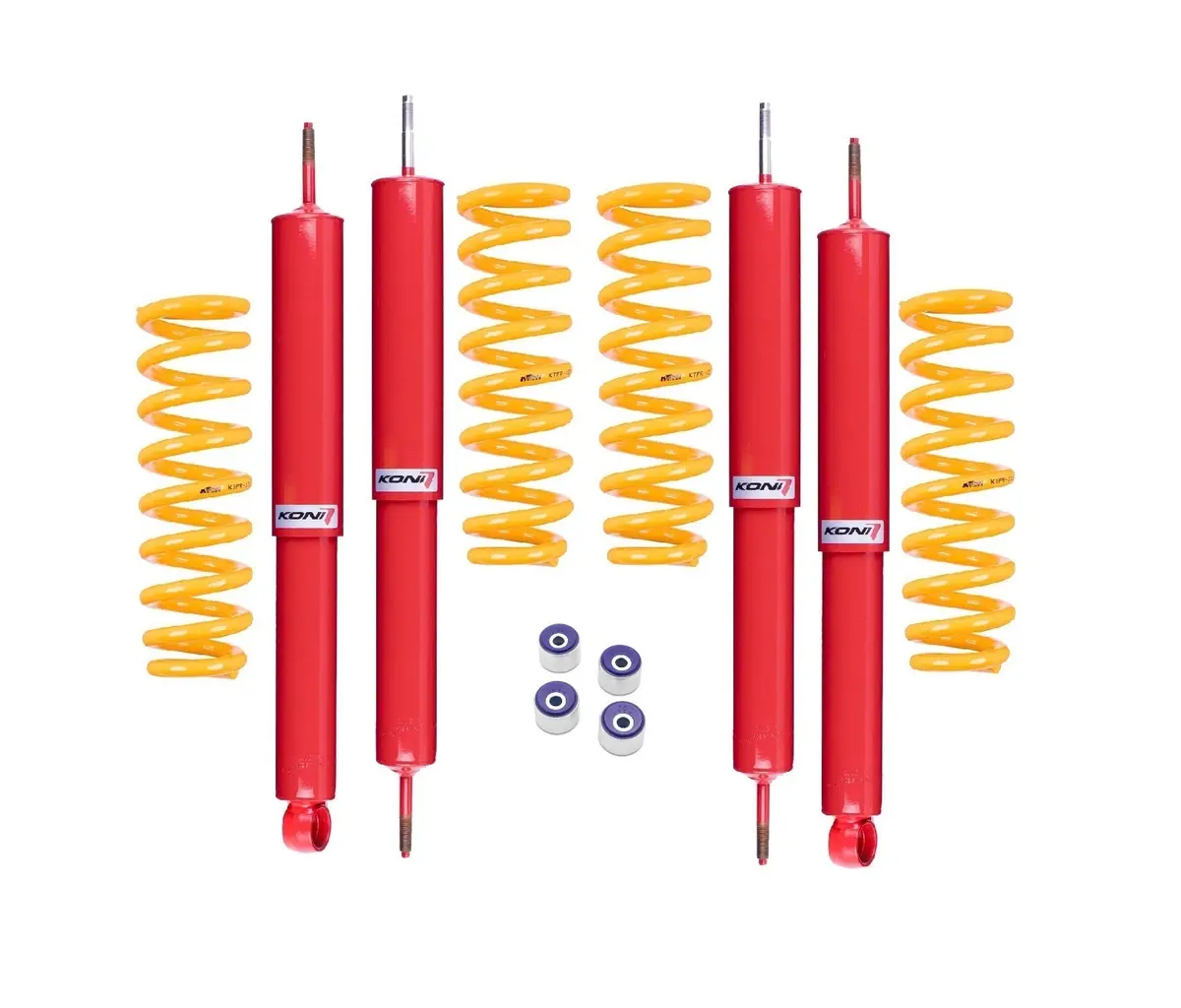 Toyota Landcruiser (1990-2007) 80/105 Series 50Mm Suspension Lift Kit - Koni Raid Shocks 1