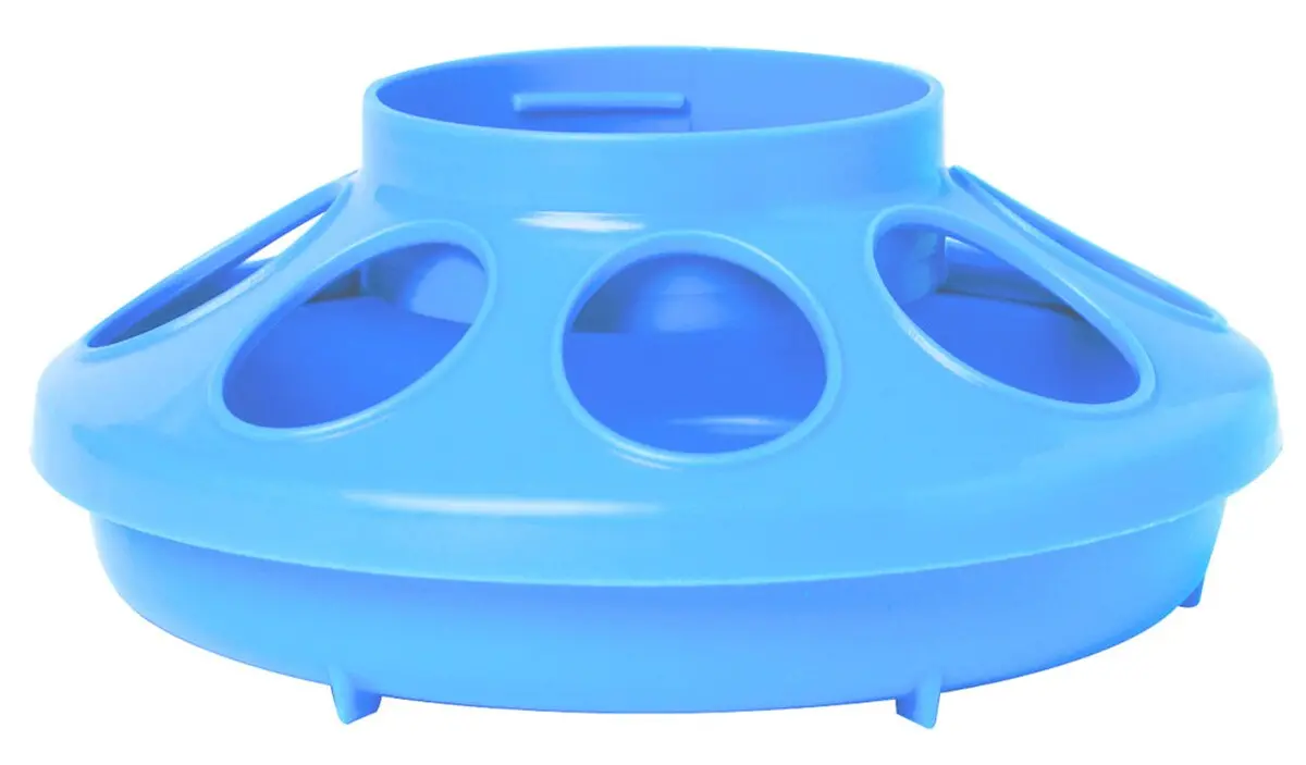 1 Quart Plastic Feeder Base - Berry Blue 1