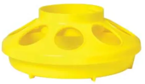 Feeder Base 1 Qt. - Yellow 1