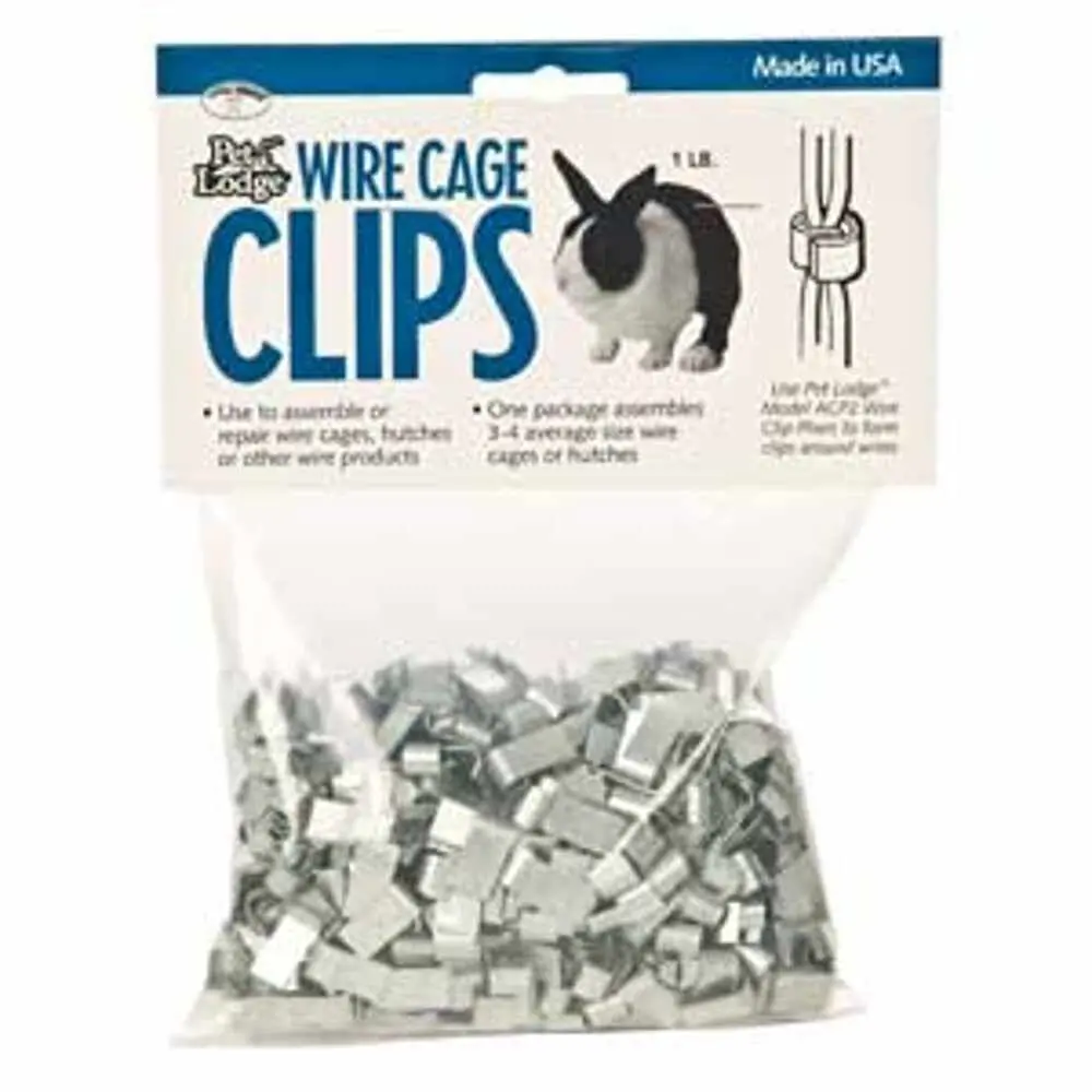 Wire Cage Clips 1Lb 1