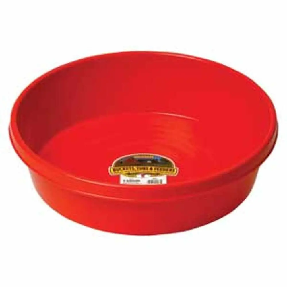 Little Giant: 3 Gal. Feed Pan - Red 1
