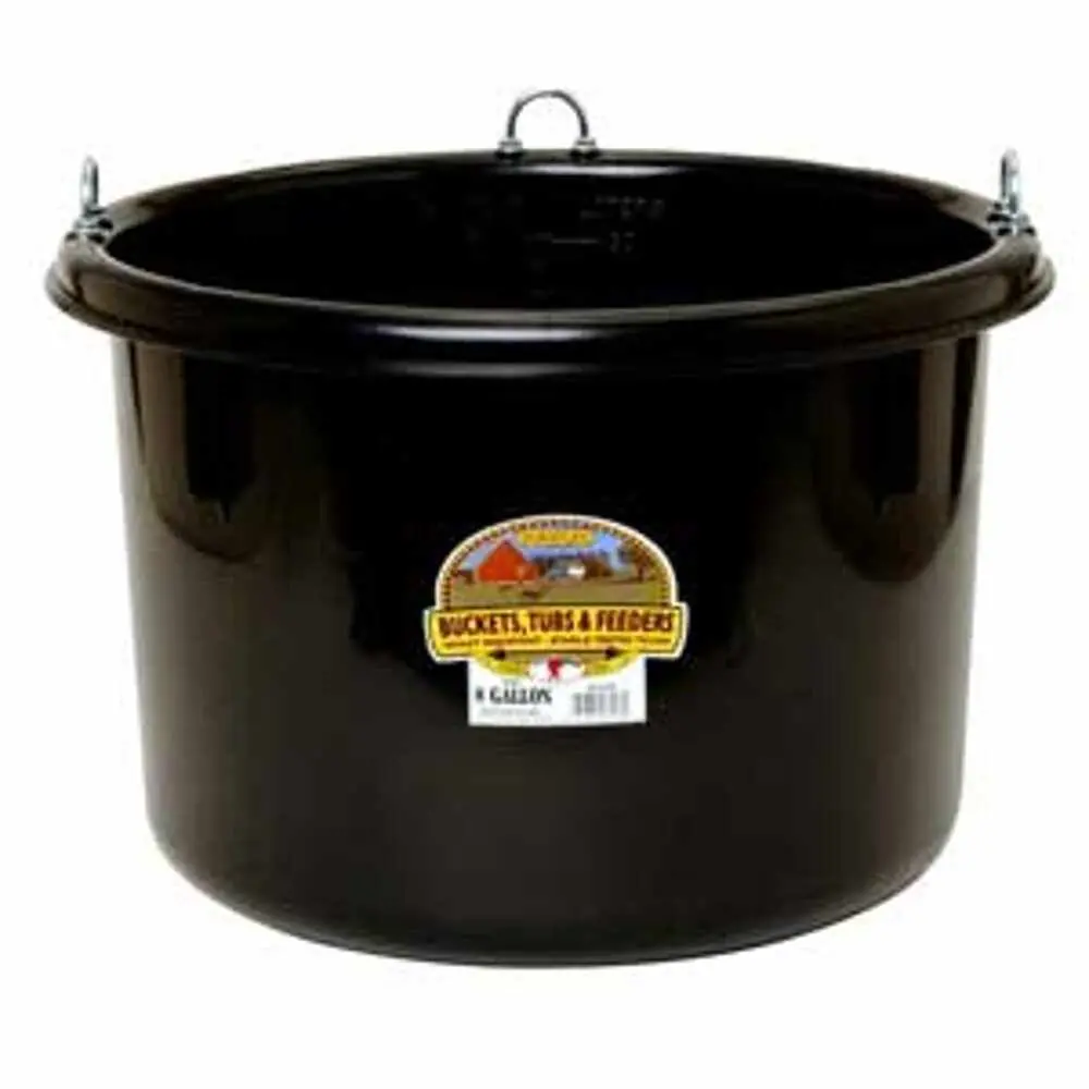 8 Gal. Tub - Black 1