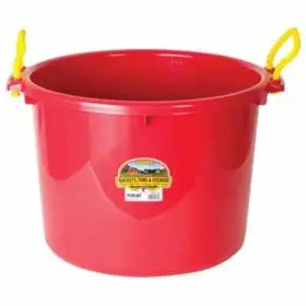 Muck Tub 70 Qt Red 1
