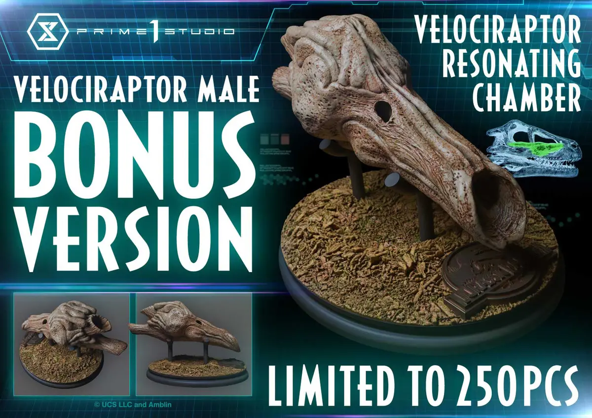 Jurassic Park Iii: Velociraptor Male Bonus Version 1