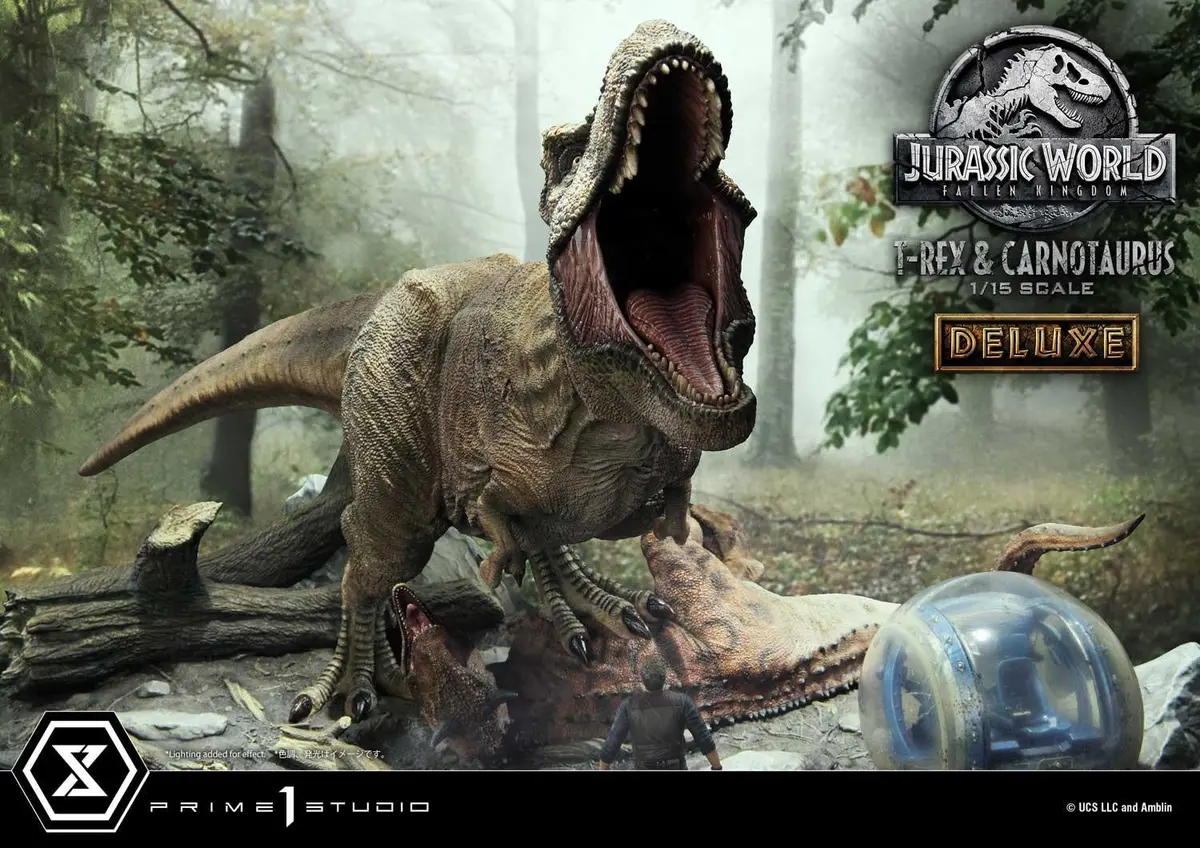 Jurassic World Fallen Kingdom: Tyrannosaurus-Rex & Carnotaurus Deluxe Version 1