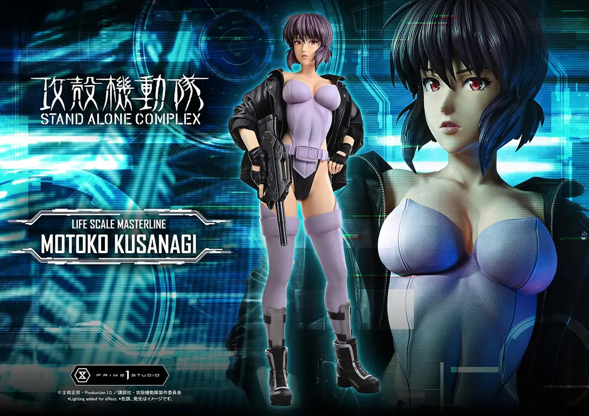 Ghost In The Shell Stand Alone Complex (2002): Motoko Kusanagi Life Scale Statue 1