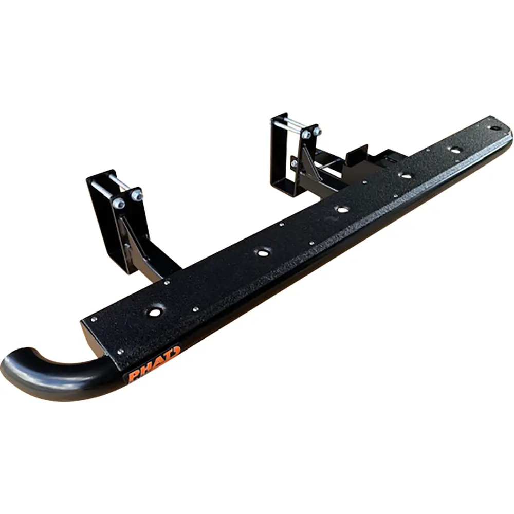 Toyota Landcruiser 76 Series (2016-2025) (Flat) Phat Bars Rock Sliders/Side Steps – Powdercoated 1