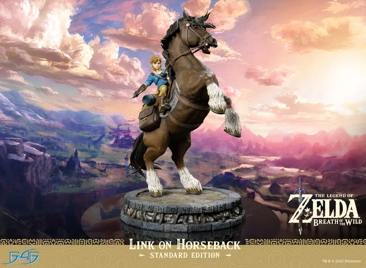 The Legend Of Zelda Breath Of The Wild: Link On Horseback 1