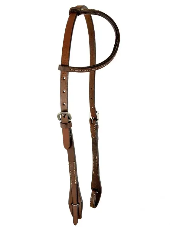 Showman ® Argentina Cow Leather Single Ear Headstall. 1
