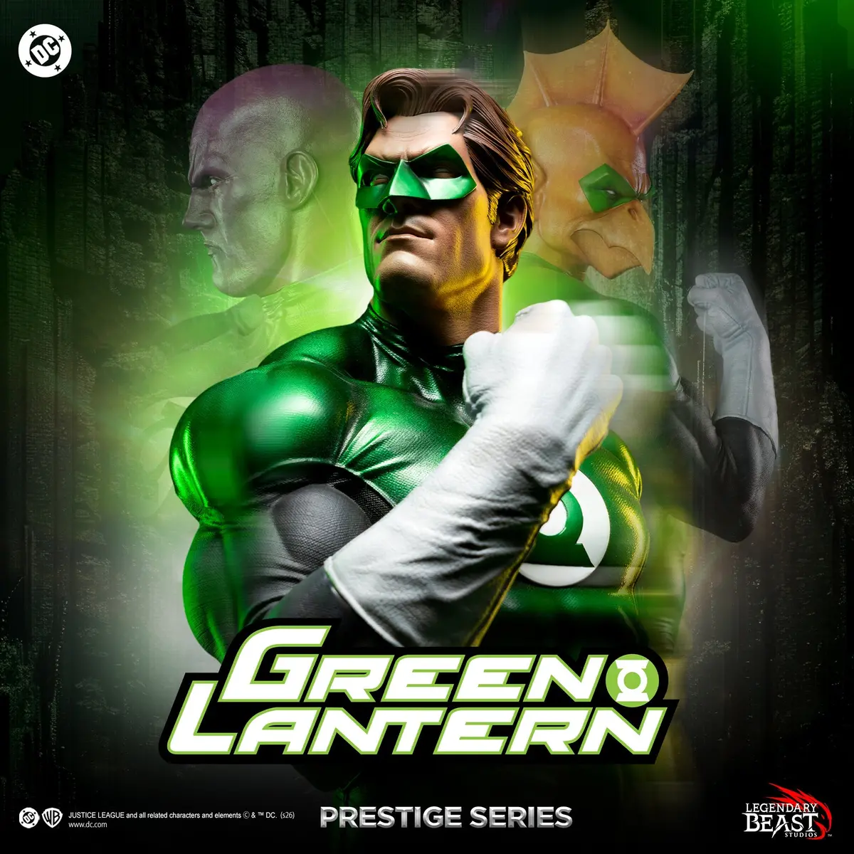 Dc Comics: Green Lantern Prestige Series Metallic Green Suit (Pre-Order) 1