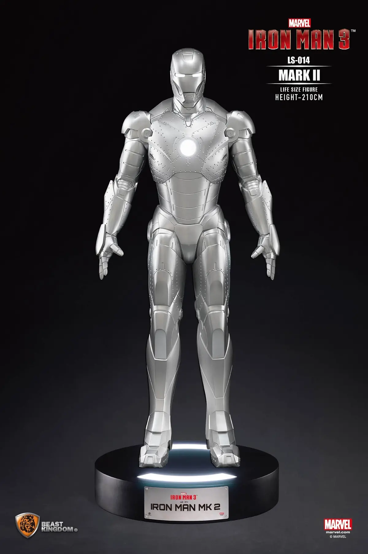 Marvel Iron Man 3: Iron Man Mark Ii Life Size Statue 1