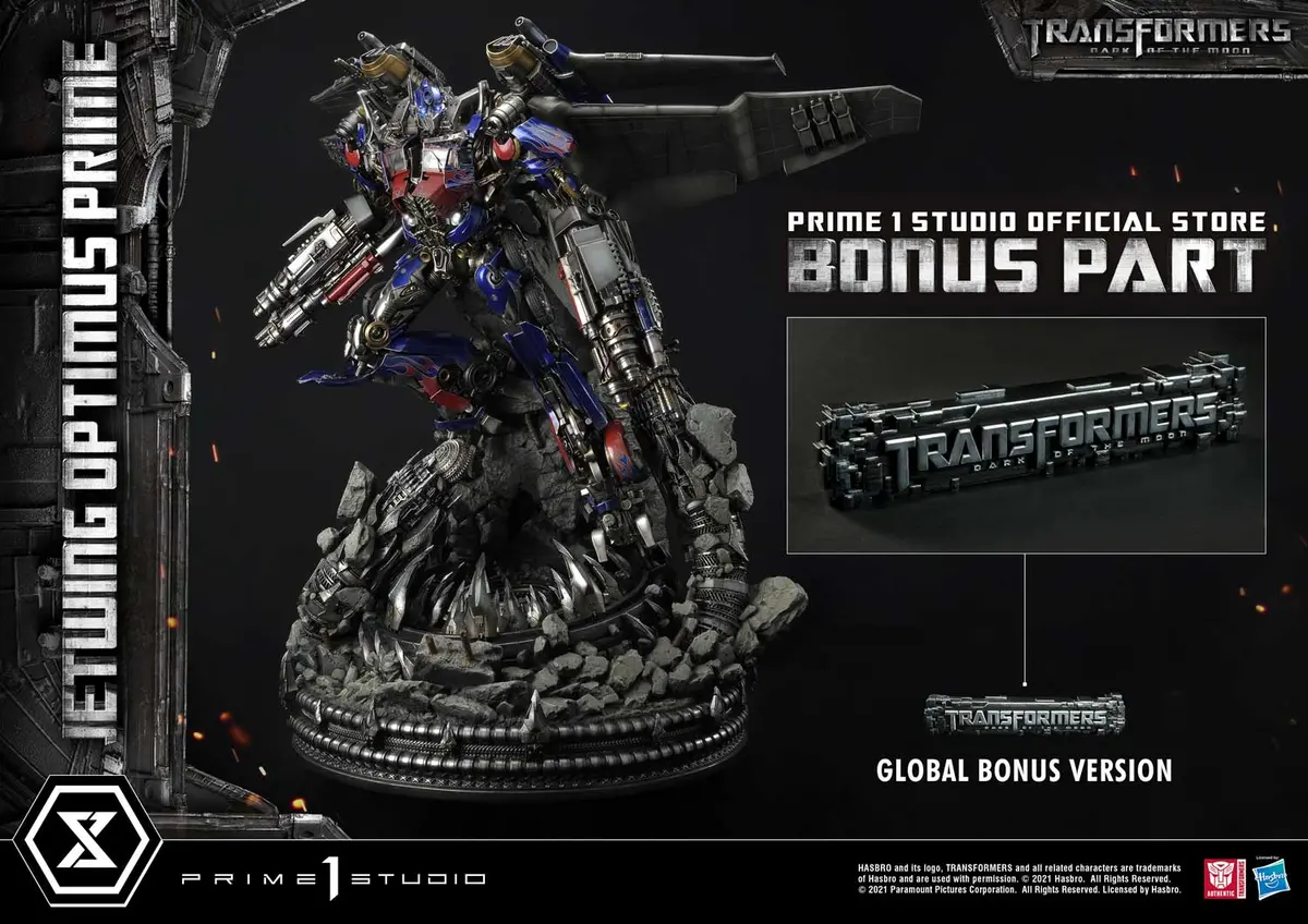 Transformers Dark Of The Moon: Jetwing Optimus Prime Bonus Version 1