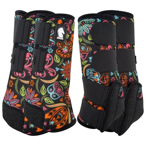 Legacy2 Protective Boot, Full Set, Neon Flowers - Medium 1