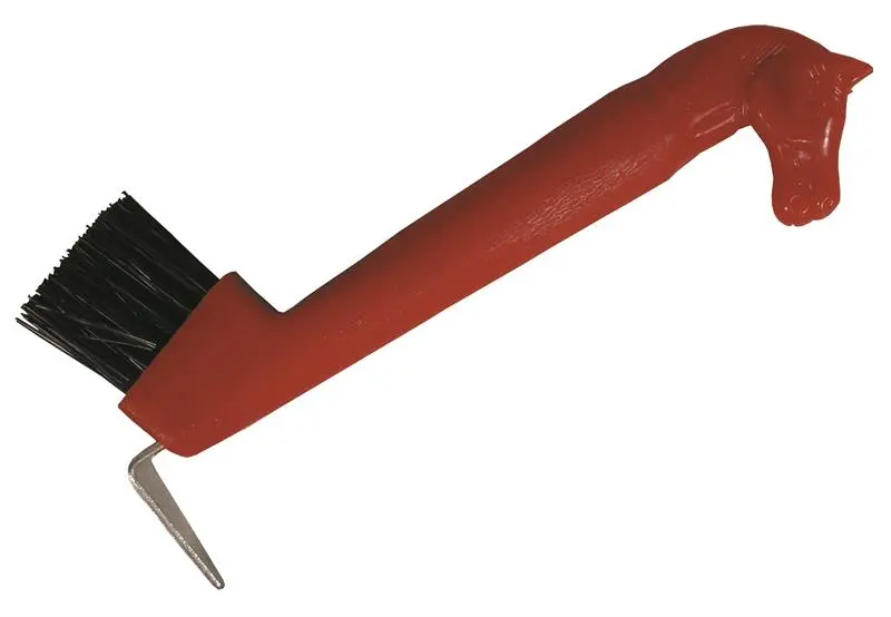 Hoof Pick Brush, Horse Head - Green 1