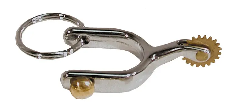 Spur Key Ring Chrome Plated 1